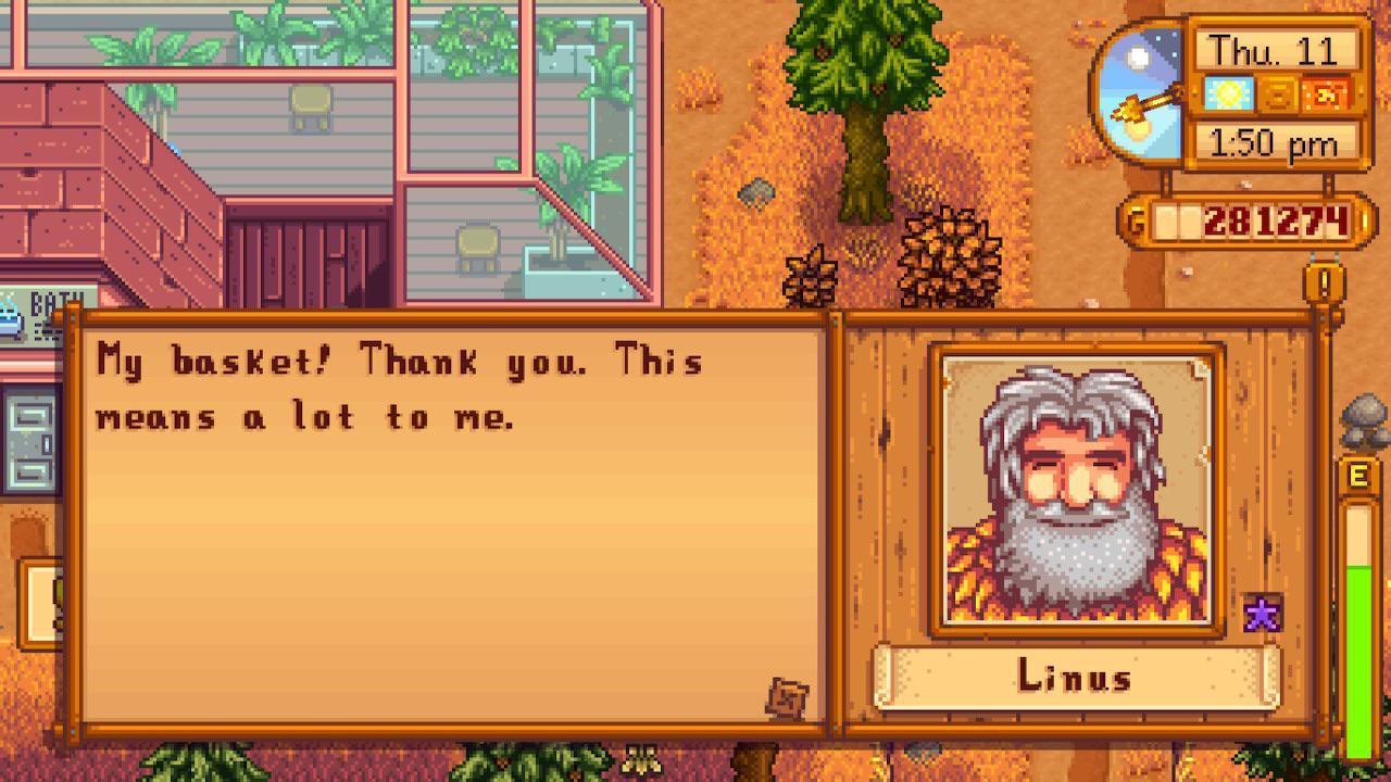 How to Find Linus Basket in Stardew Valley