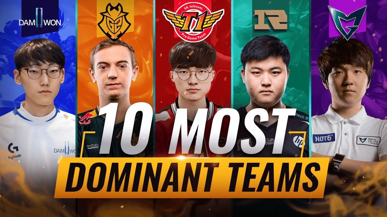 Top 10 League of Legends Esports Teams of All Time