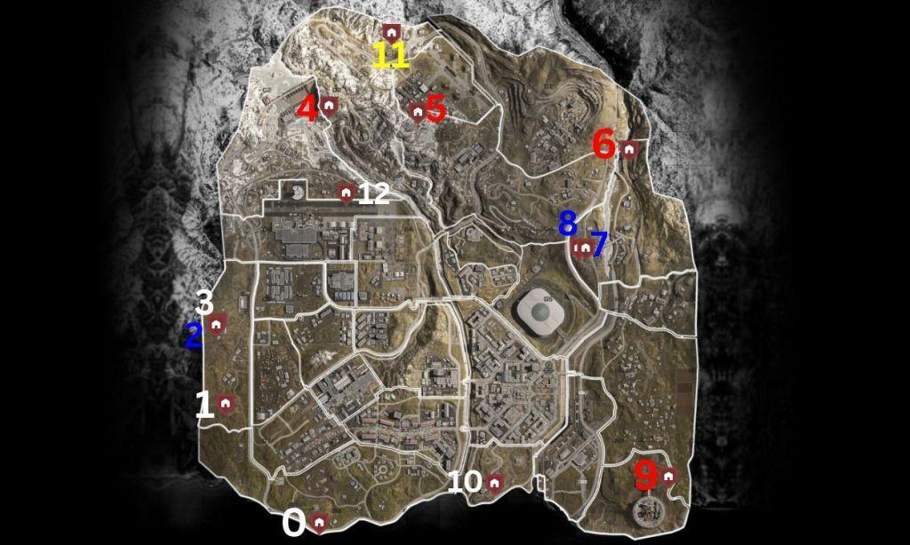Warzone Bunker Codes and Locations at Verdansk 2025